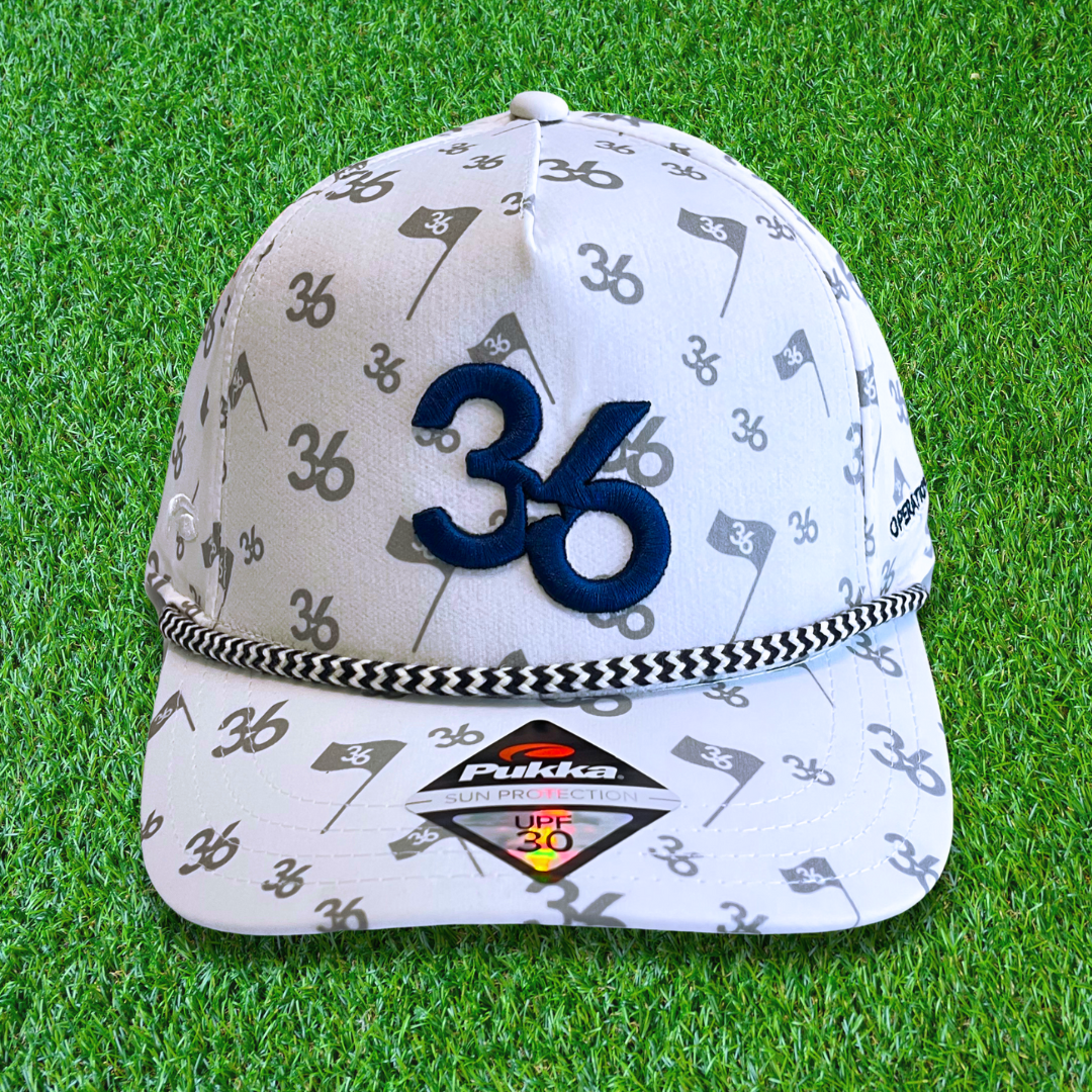 White | Navy Logo