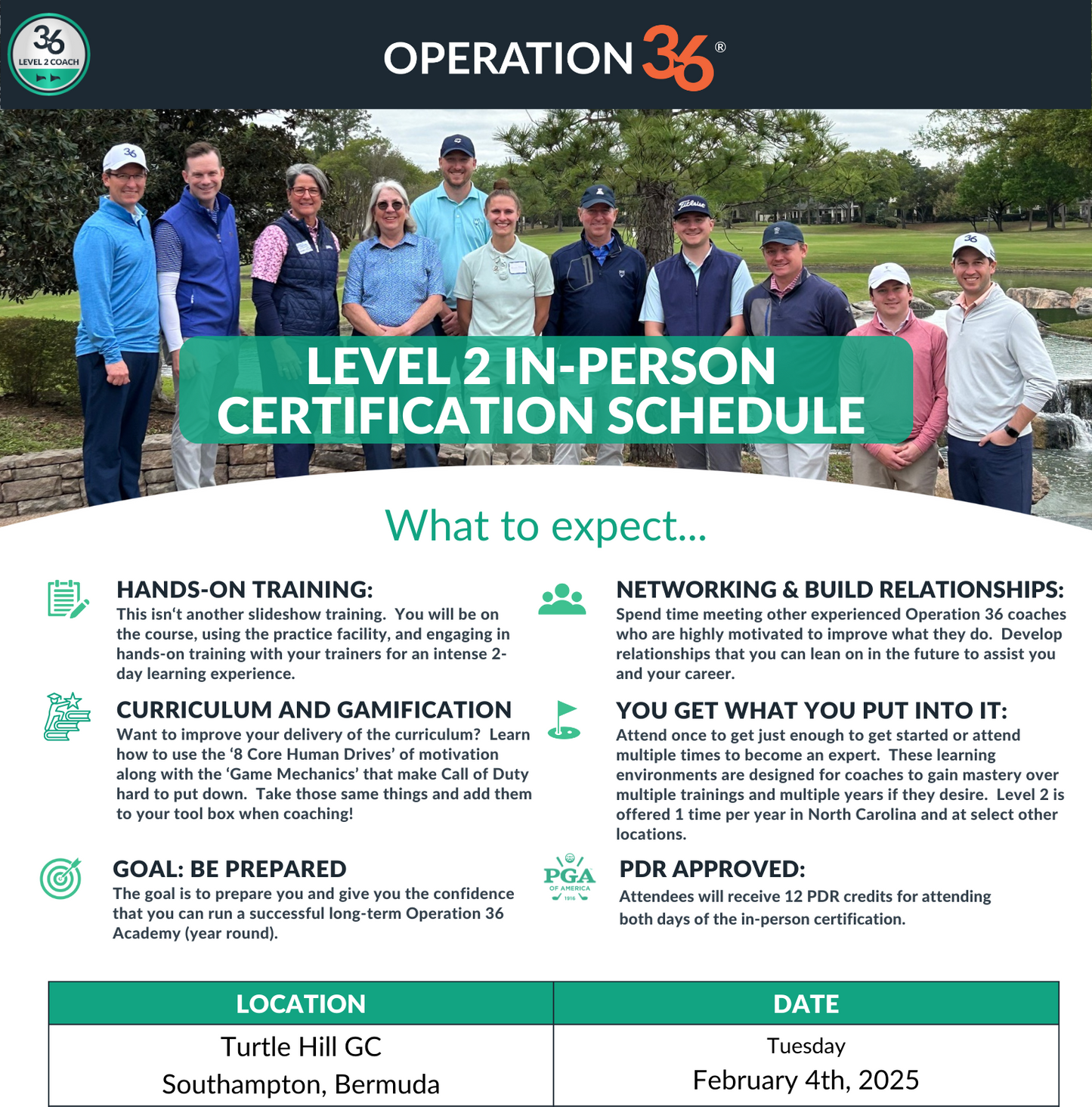 Level 2 In-Person Certification