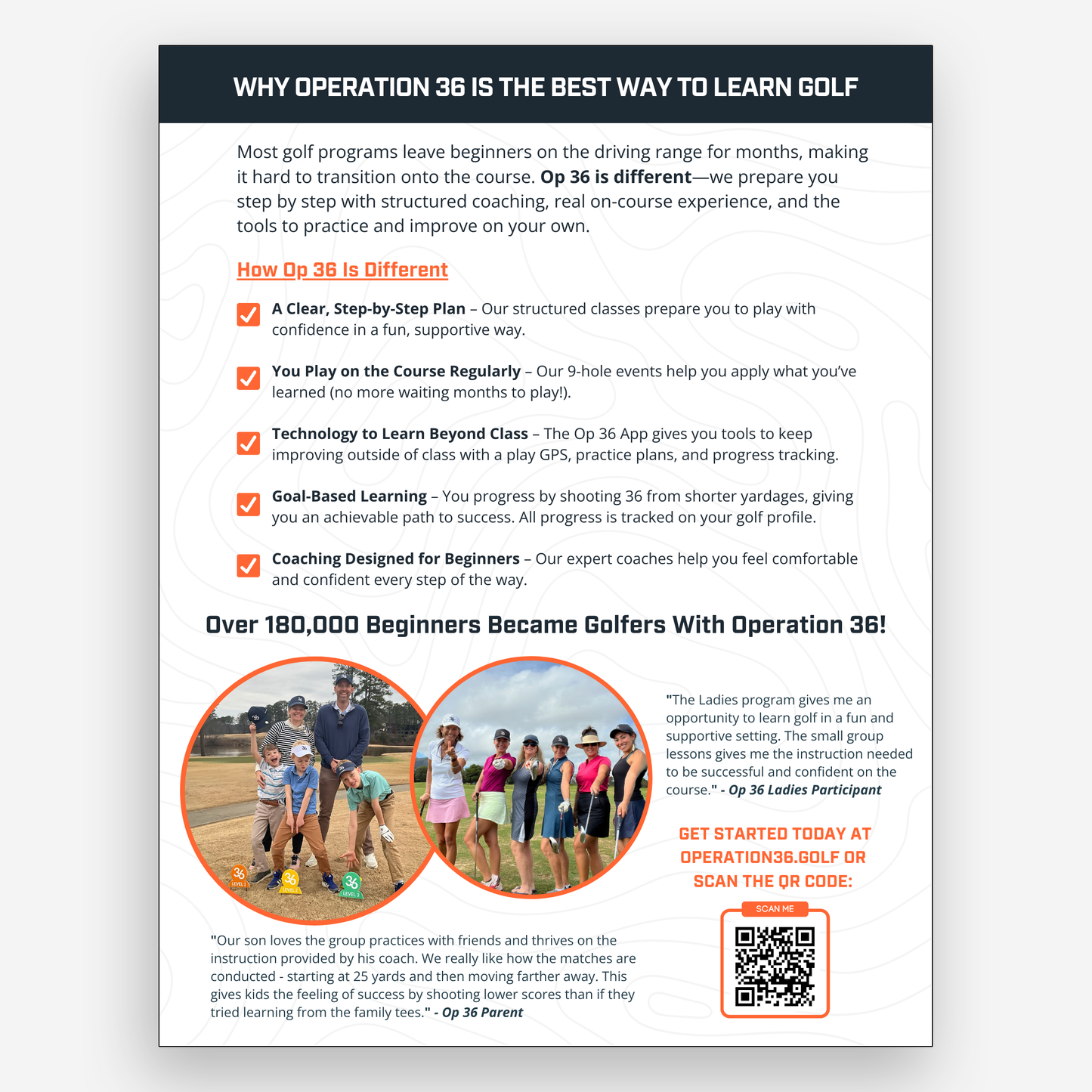 Op 36 Program Flyers