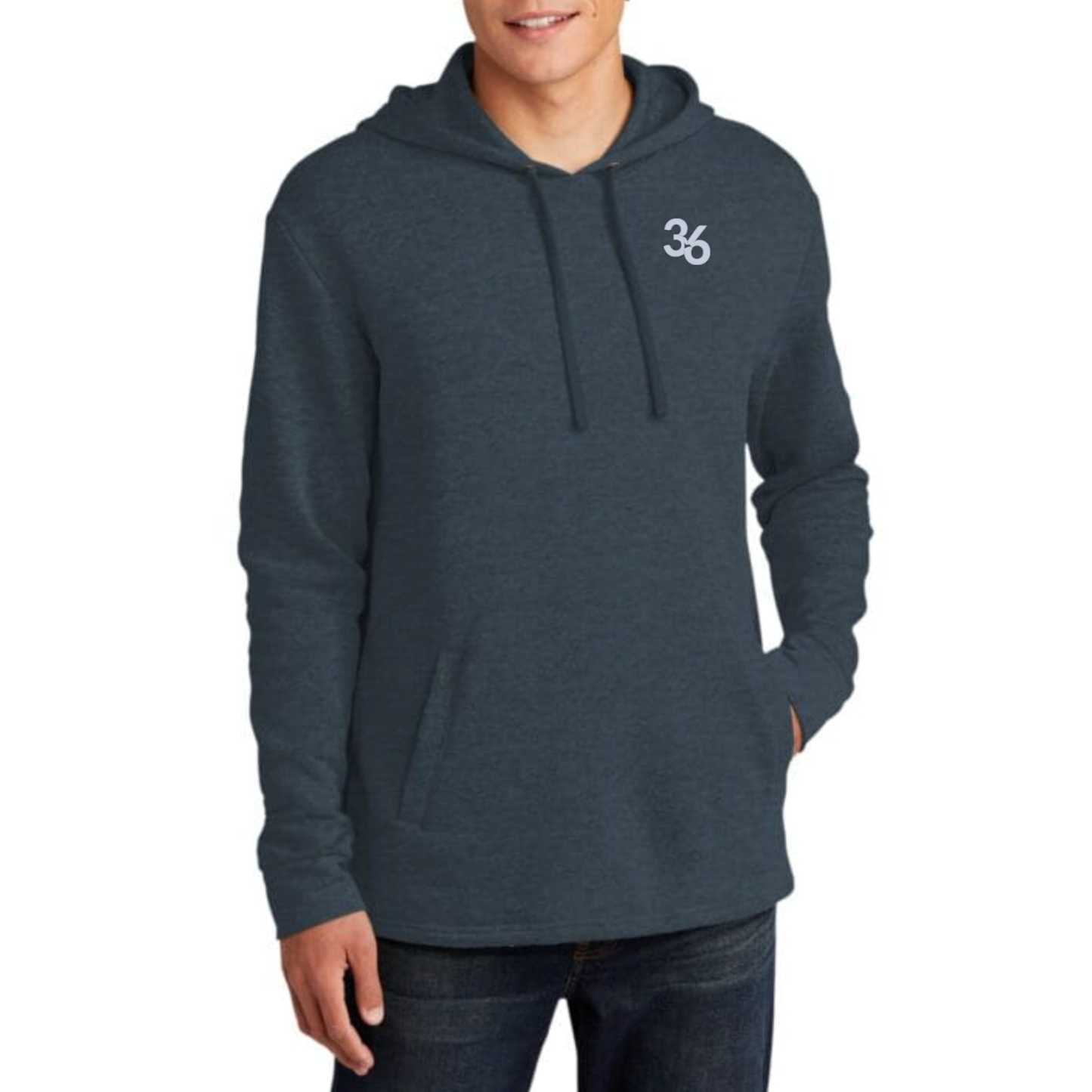 Hoodie | Heather Navy