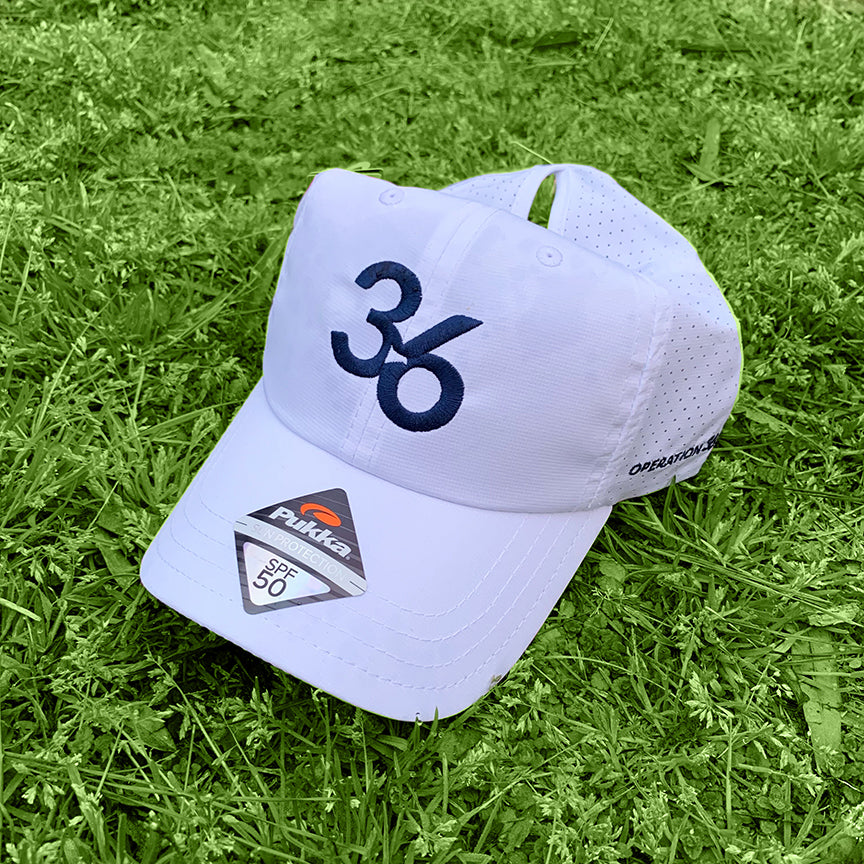 High Ponytail Hat | White