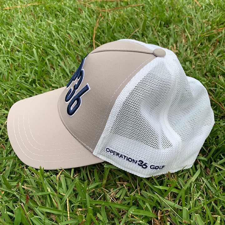 Large Letter OP36 Hat | Tan