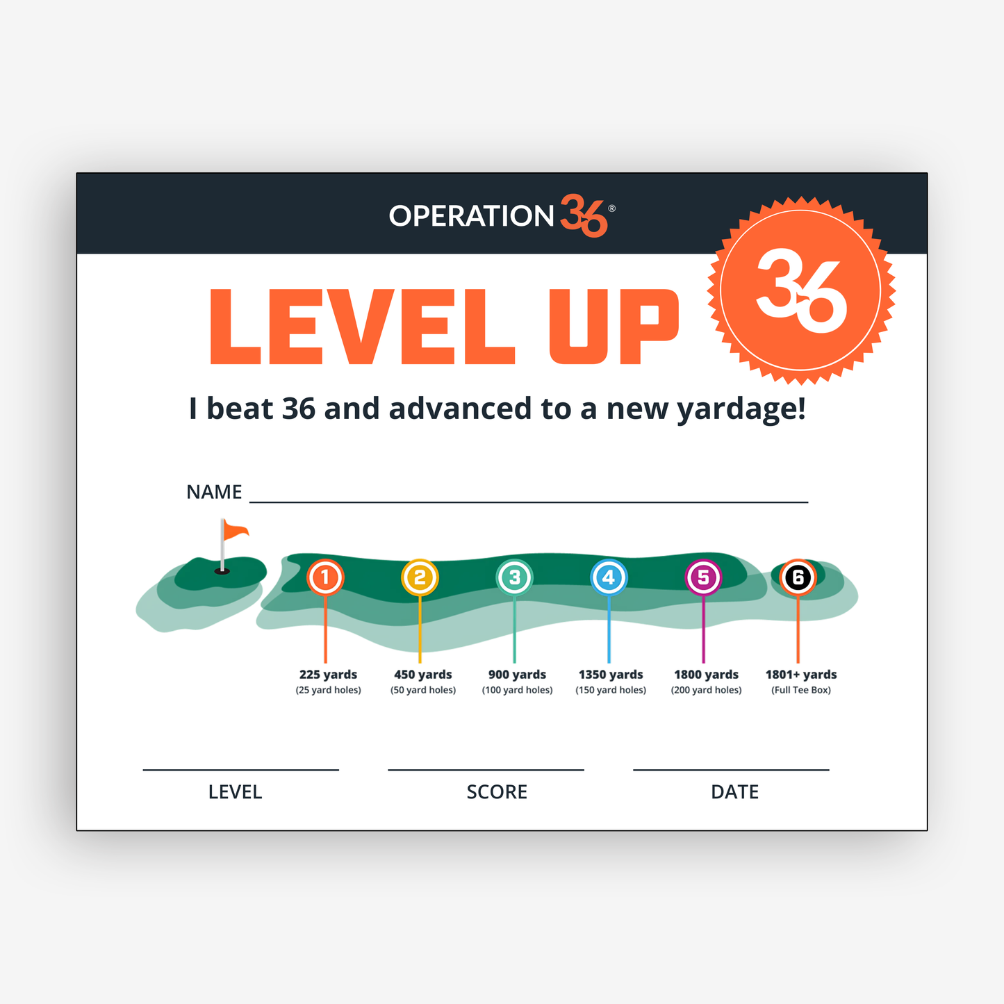 Level Up Certificate
