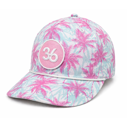 Tropical Hat | Pink Ocean