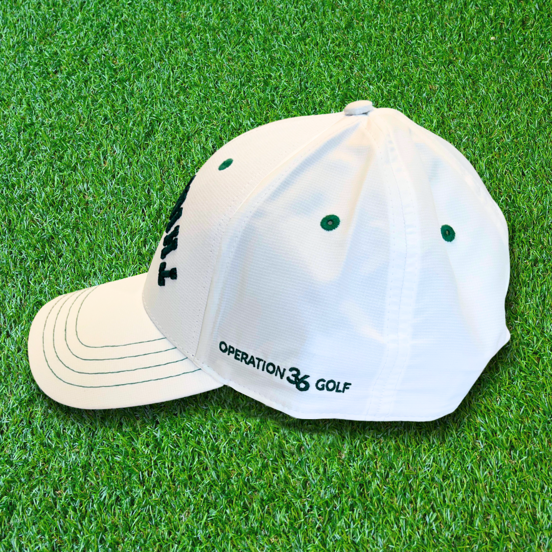 Upside Down Hat | Green Stitching