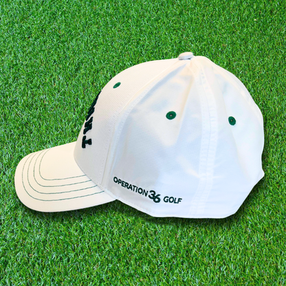 Upside Down Hat | Green Stitching