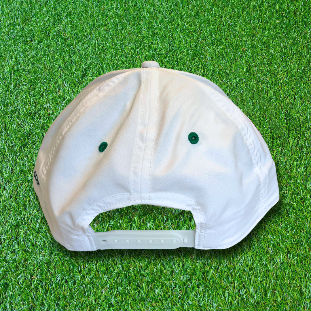 Upside Down Hat | Green Stitching