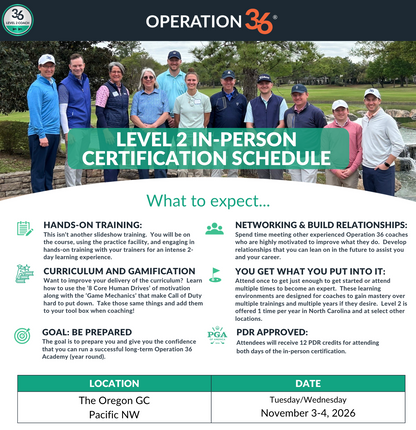 Level 2 In-Person Certification
