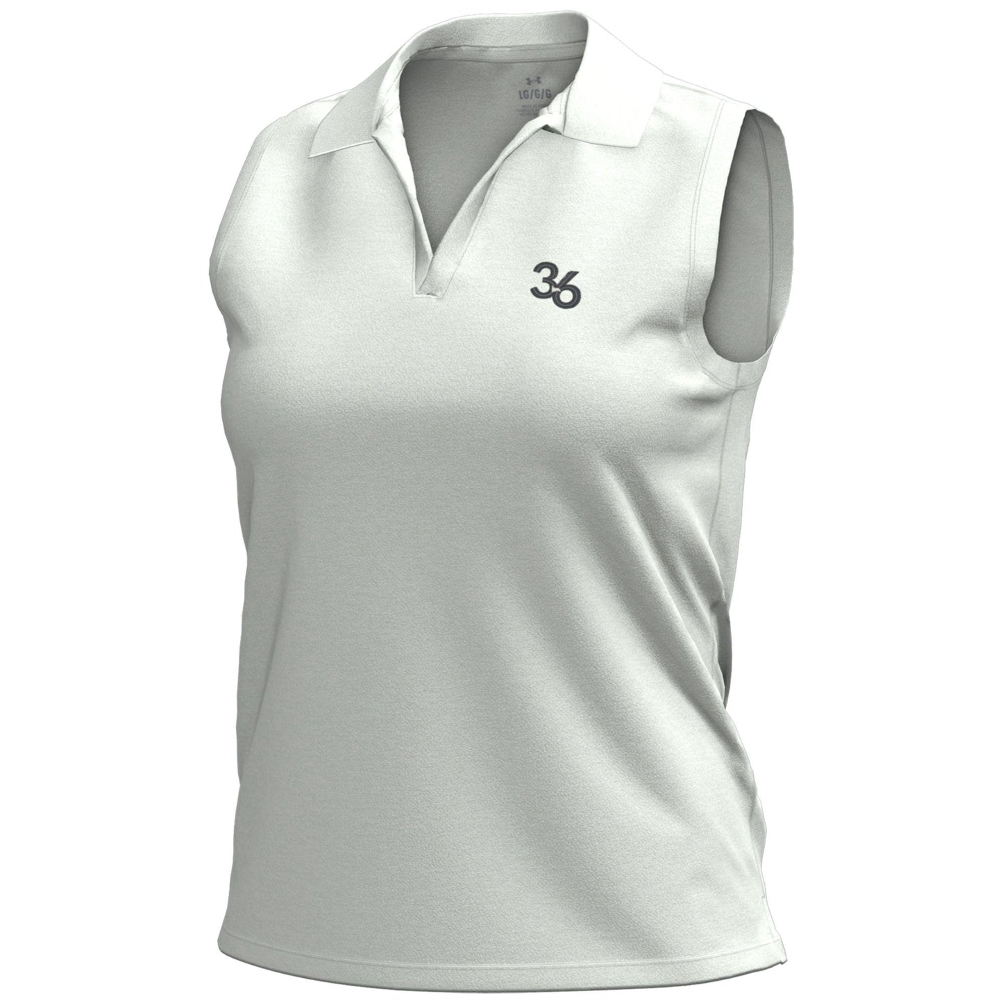 Ladies Polo | V-Neck White