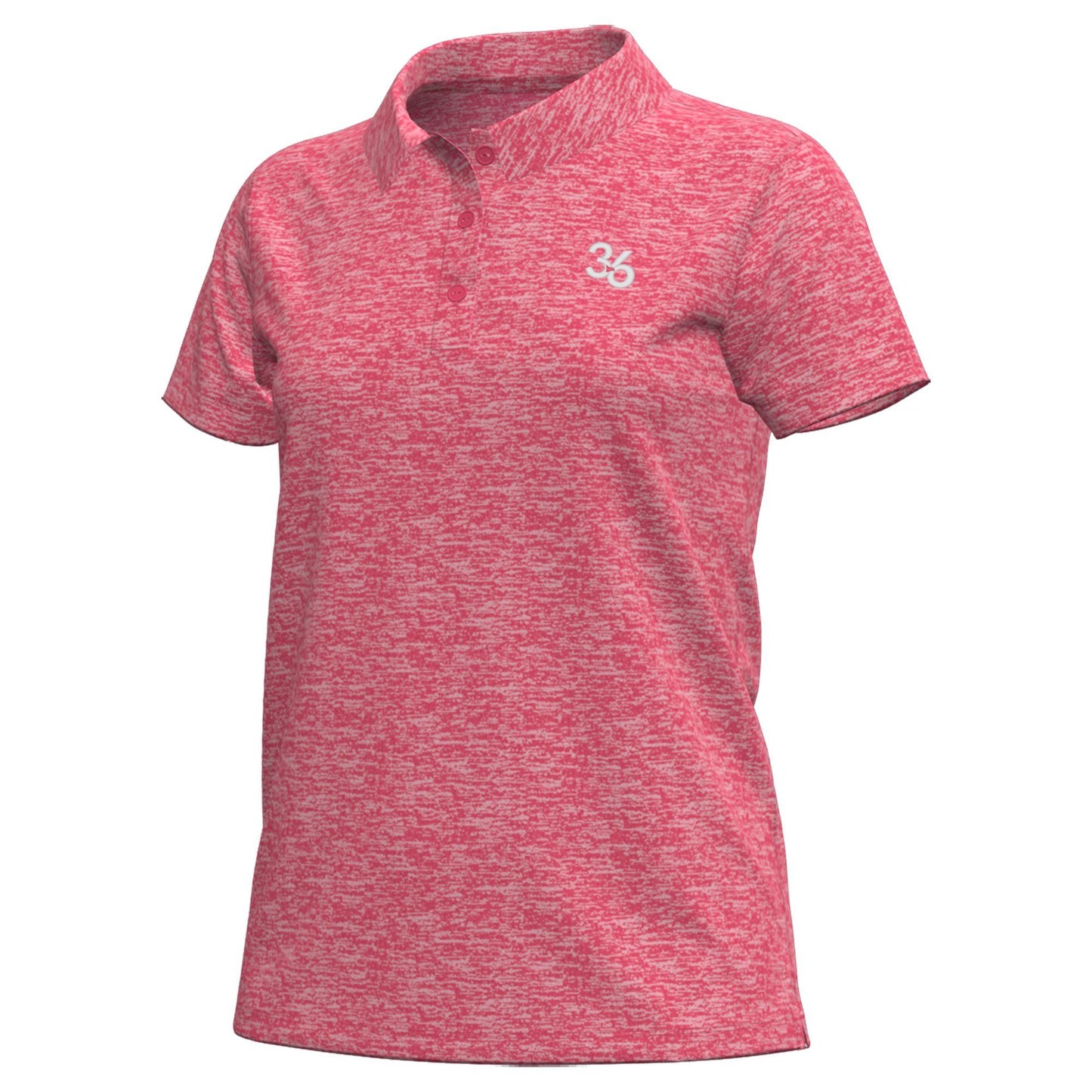 Girls Polo | Heather Pink