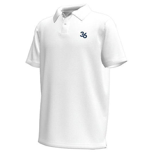 Junior Unisex Polo | White