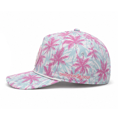 Tropical Hat | Pink Ocean