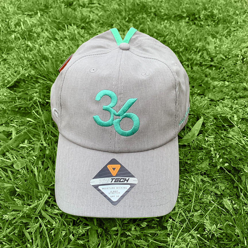 High Ponytail Hat Gray Seafoam Operation 36 Merch
