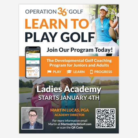 Ladies Academy Flyer - 1/4 Page