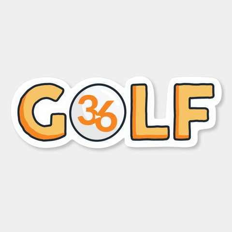 Op 36 Golf Stickers